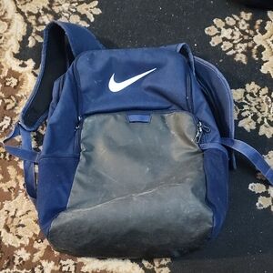 Nike Braisilla Training Navy Blue & Black Backpack, X-Large